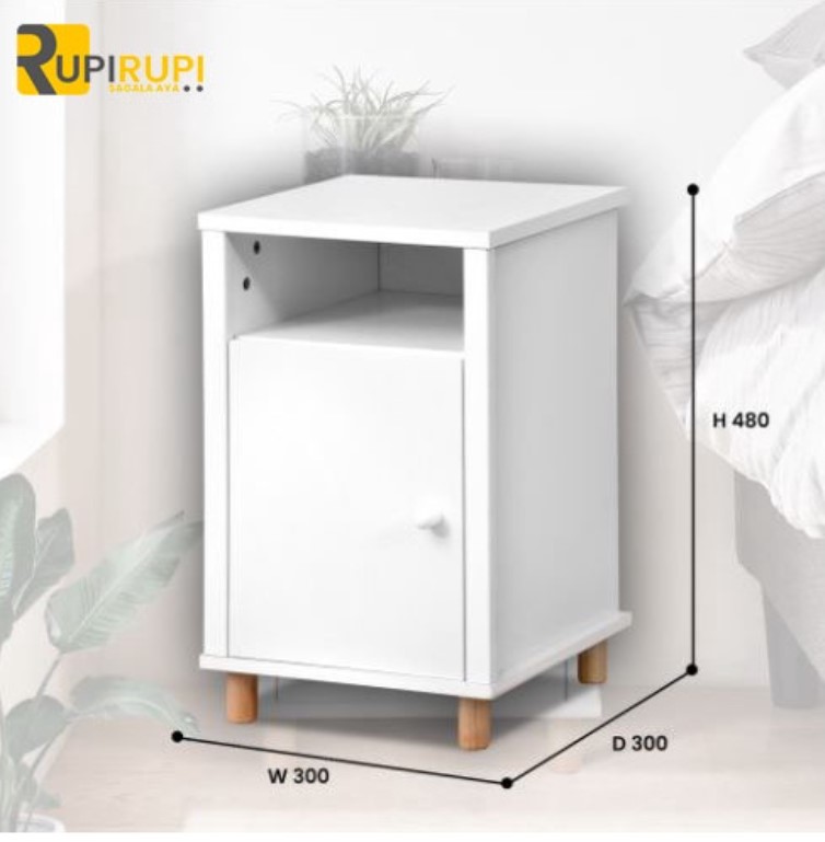 RupiRupi Nakas Meja Samping Elegan Minimalis